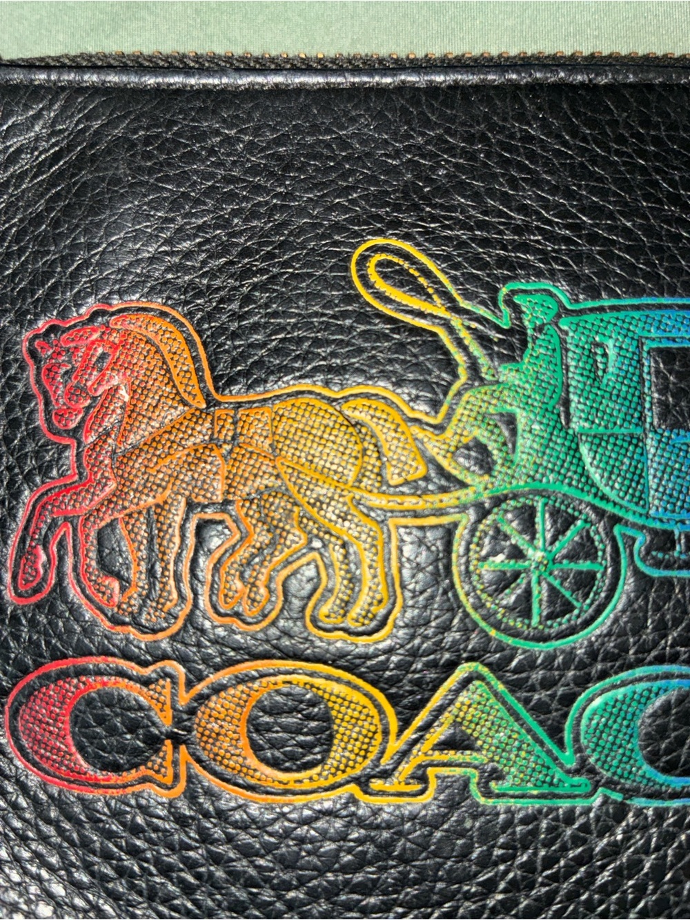 Coach Nolita 19 (CALLOUTS) With Rainbow Horse and Carriage Bag *LOOK AT PHOTOS* - Picture 2 of 16